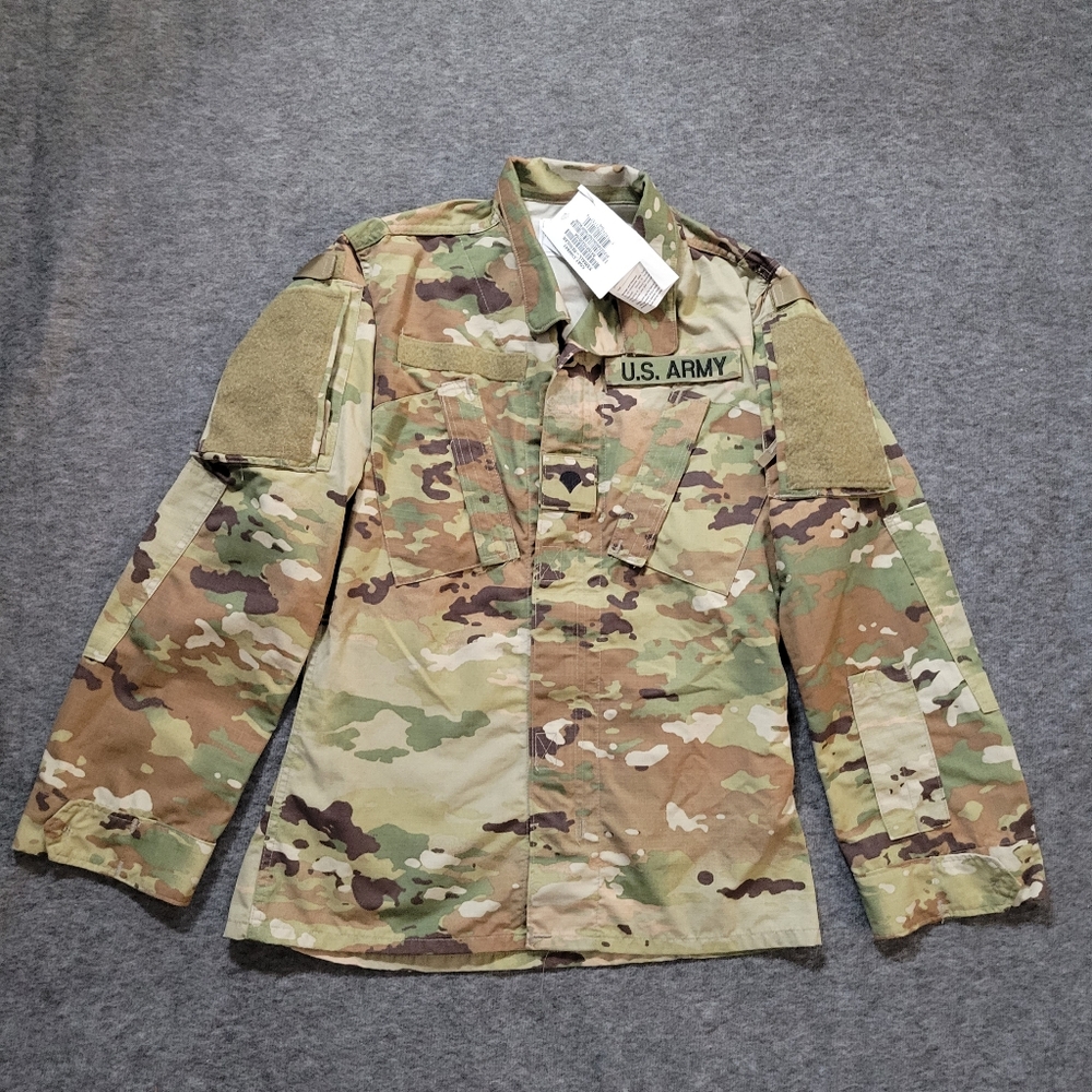 Army Uniform Combat Coat Womens XS Regular ACU Garrison Ripstop Military 623 New